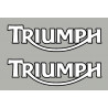 2 aufkleber TRIUMPH ct black