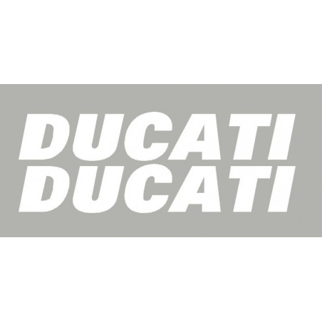 2 Sticker autocollants Ducati de 250 mm