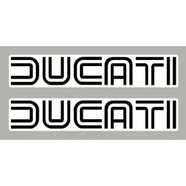 2 Sticker autocollants Ducati de 250 mm