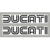 2 Sticker autocollants Ducati de 250 mm