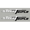 2 stickers Street Triple 2 couleurs