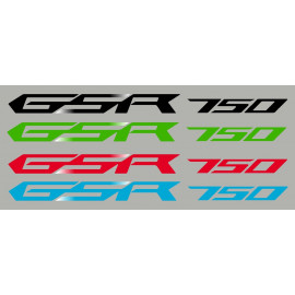 kit 2 stickers SUZUKI GSR 12-13