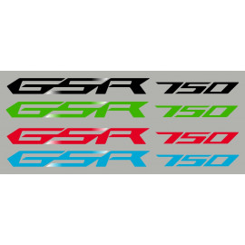 kit of 2 stickers SUZUKI GSR 12-13