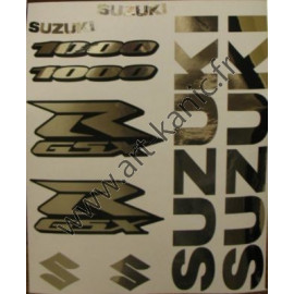 Kit stickers pour GSXR 600, 750 ou 1000 sans R rouge