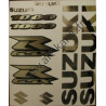 Kit stickers pour GSXR 600, 750 ou 1000 sans R rouge